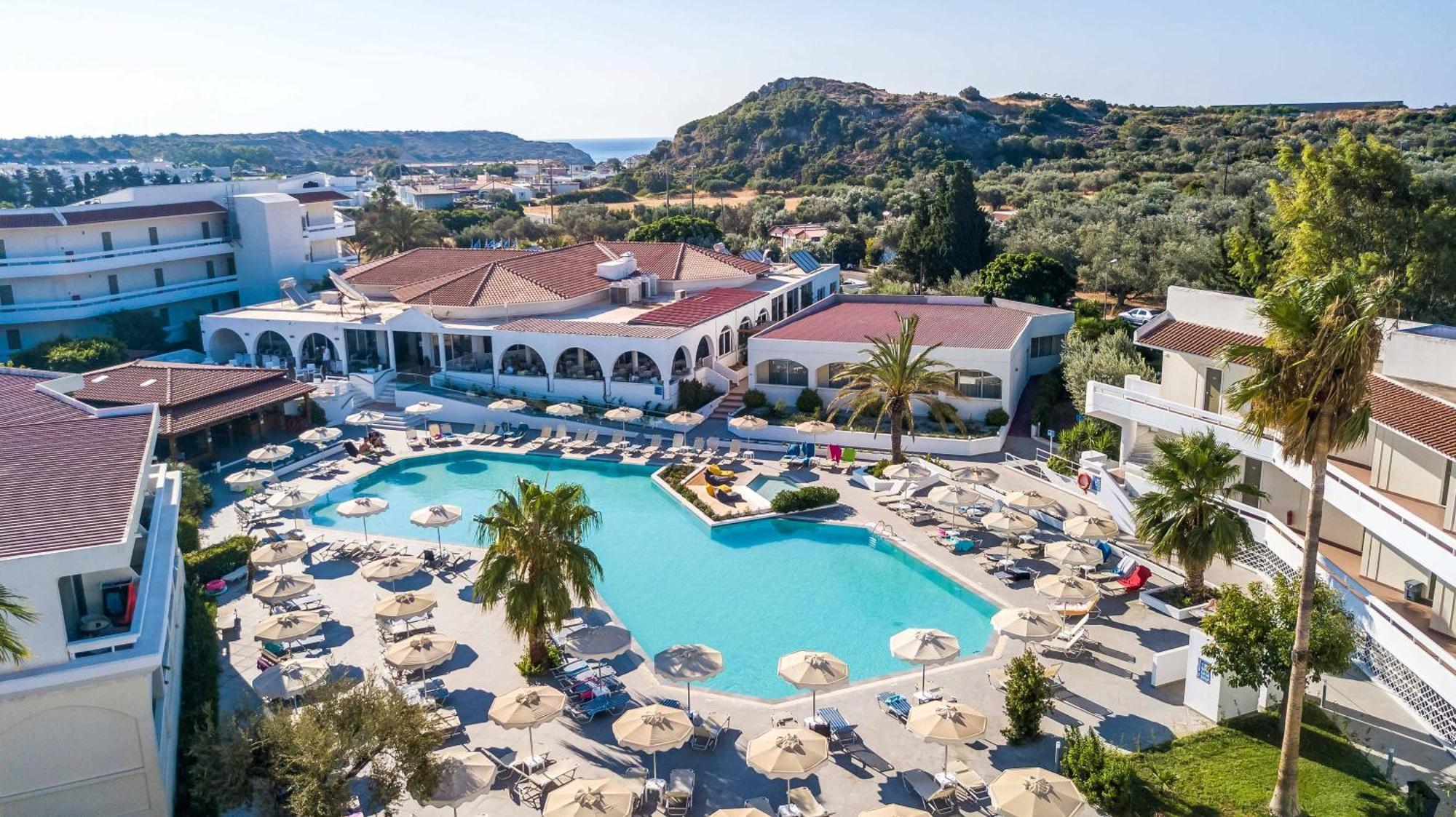 Hotel Niriides Beach Kolymbia Exteriér fotografie