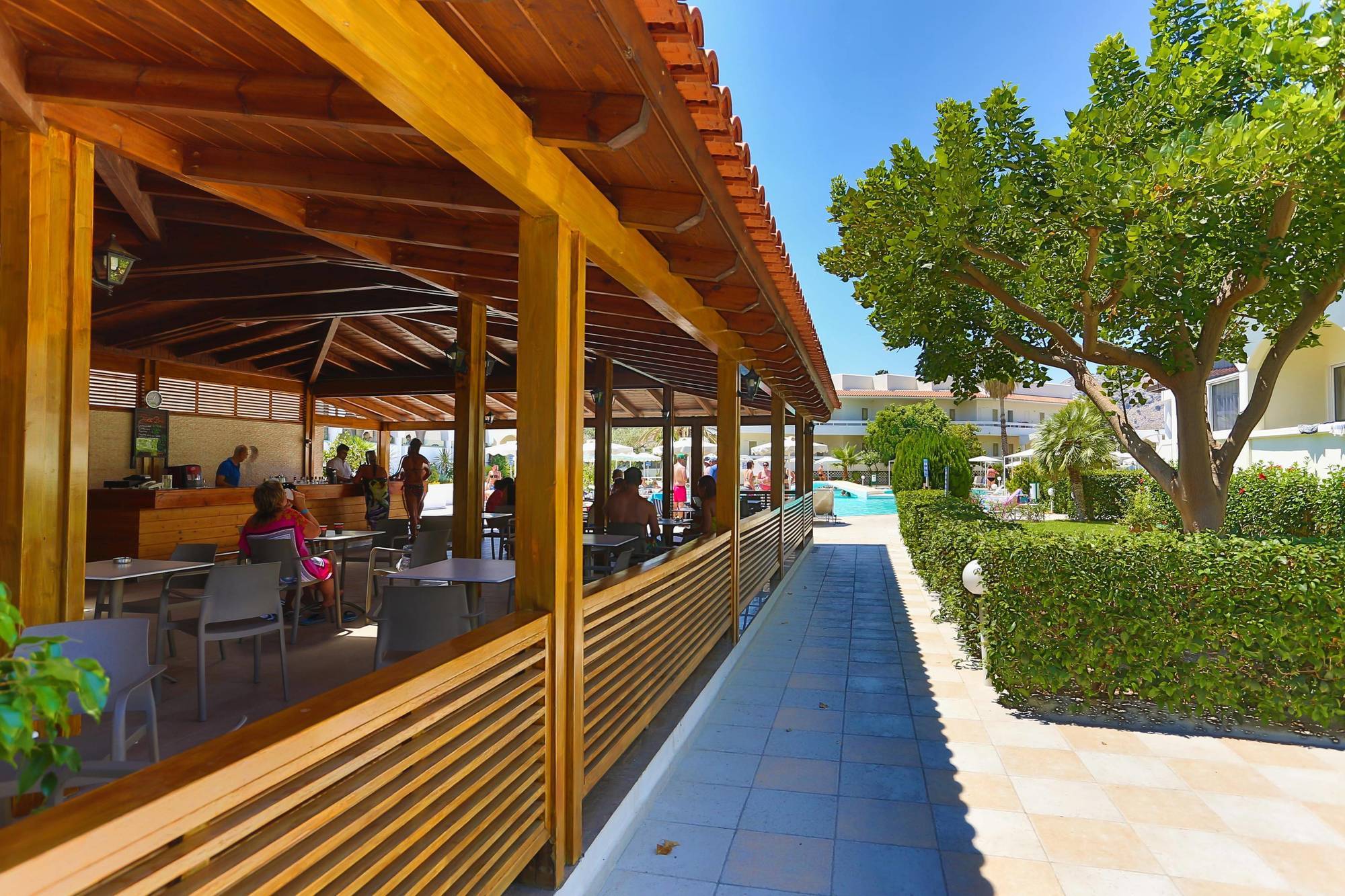 Hotel Niriides Beach Kolymbia Exteriér fotografie